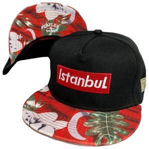 Cayler and Sons Istanbul City SnapBack Hat One Size Fits All Pride Red White